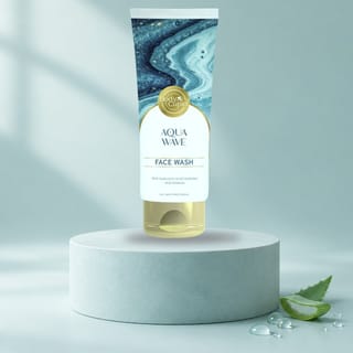 Aqua Wave Face Wash with Aloe Vera & Hyaluronic Acid - 100 ml