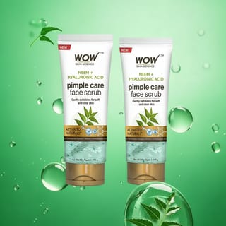 Neem & Hyaluronic Acid Face Scrub Pimple Control & Skin Hydration