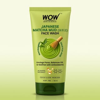 Japanese Matcha Mud Face Wash Purifies & Balances Oily Skin