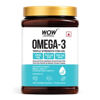 Omega-3 Fish Oil Capsules Supports Heart & Joint Health