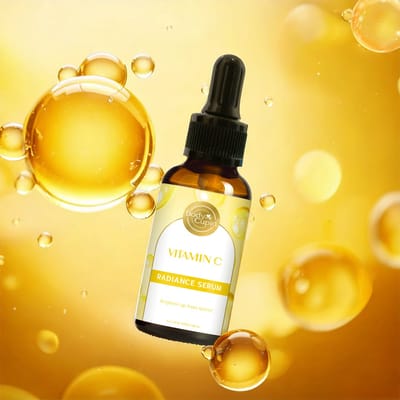Vitamin C Face Serum With Hyaluronic Acid - Hydrates, Brightens & Firms Up Skin - 30 ml