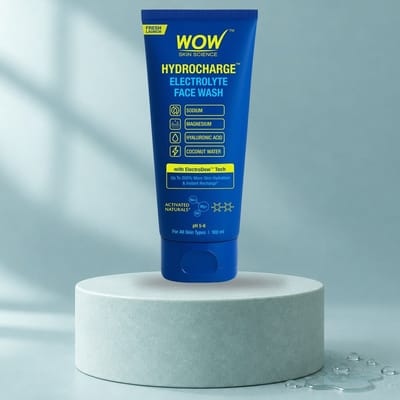 HydroCharge Electrolyte Face Wash Deep Hydration Cleanser