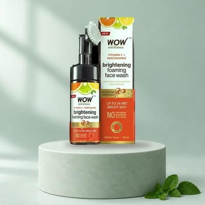 Brightening Vitamin C Foaming Face Wash With Built-In Brush 24-Hour