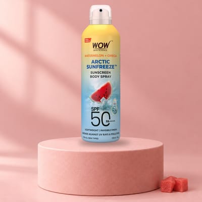 Watermelon Aerosol Sunscreen Instant Cooling SPF 50 Body Spray
