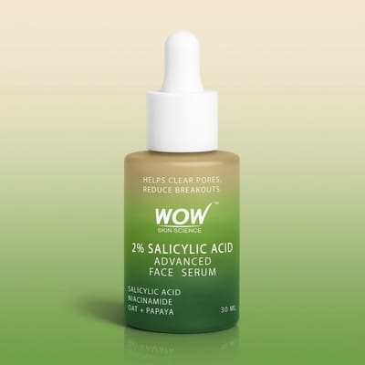 2% Salicylic Acid Face Serum Unclogs Pores & Controls Excess Oil