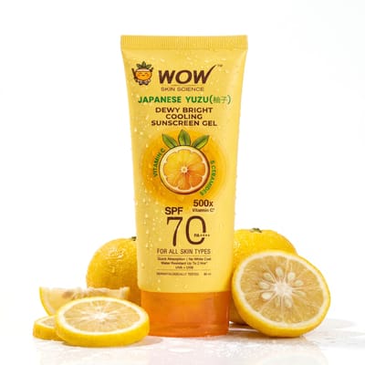 Yuzu Sunscreen Gel SPF 70 PA++++ Broad-Spectrum Protection