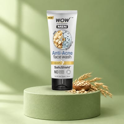 Oat Extract Salicylic Acid Anti Acne Face Wash Clearer Skin Daily