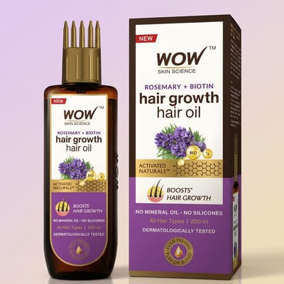 Rosemary Biotin Hair Oil Strengthens Hair & Controls Hair Fall