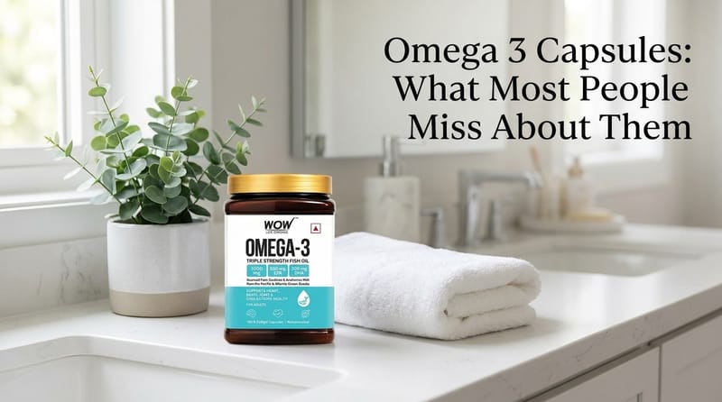 omega 3 capsules: what most people miss - product
