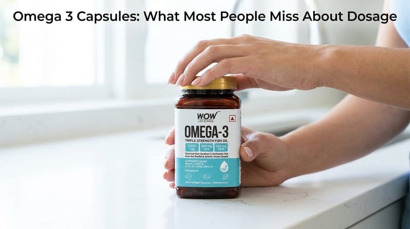 omega 3 capsules: what most people miss - science