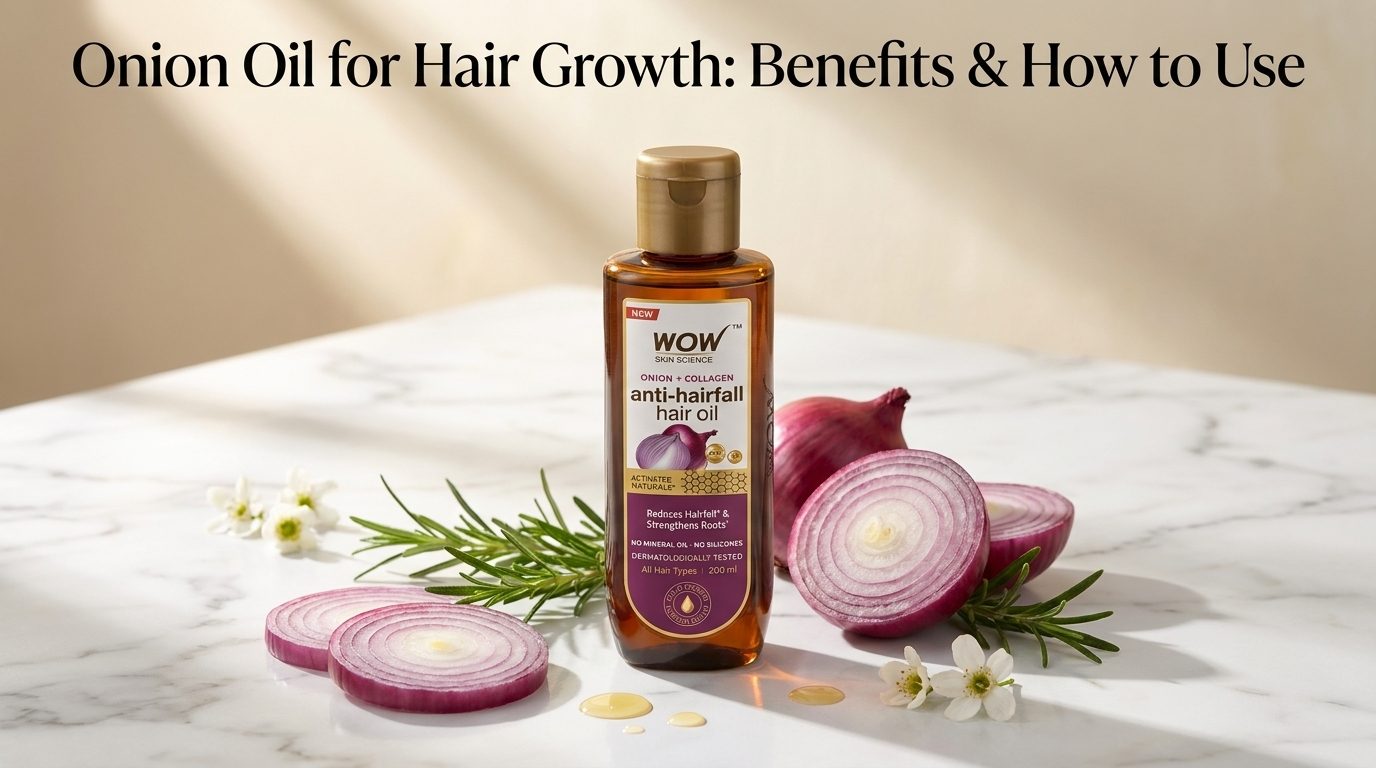 Onion Oil for Hair Growth: Benefits & How to Use