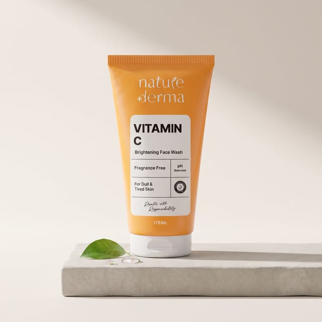 Nature Derma Vitamin C Brightening Face Wash -175 ml