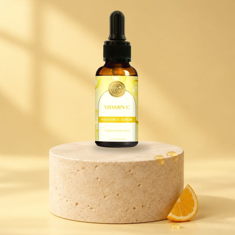 Vitamin C Face Serum With Hyaluronic Acid - Hydrates, Brightens & Firms Up Skin - 30 ml