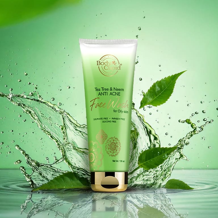 Anti Acne Tea Tree & Neem Face Wash - 100 ml