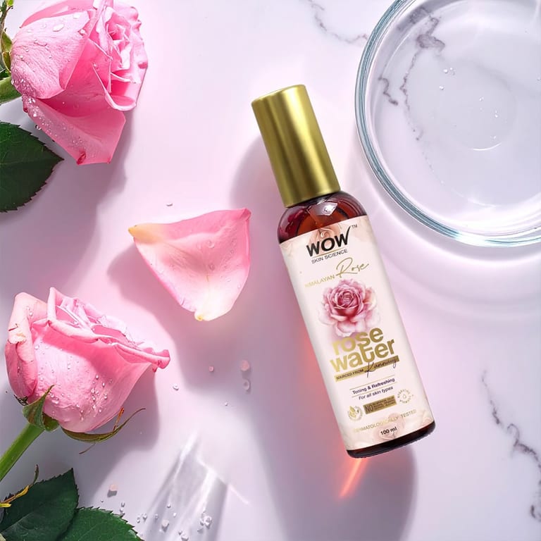 Himalayan Rose Water Facial Mist Refreshing Hydration & pH Balance