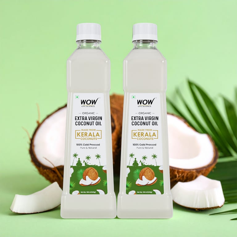 Extra Virgin Coconut Oil Cold-Pressed Purity for Cooking & Hair