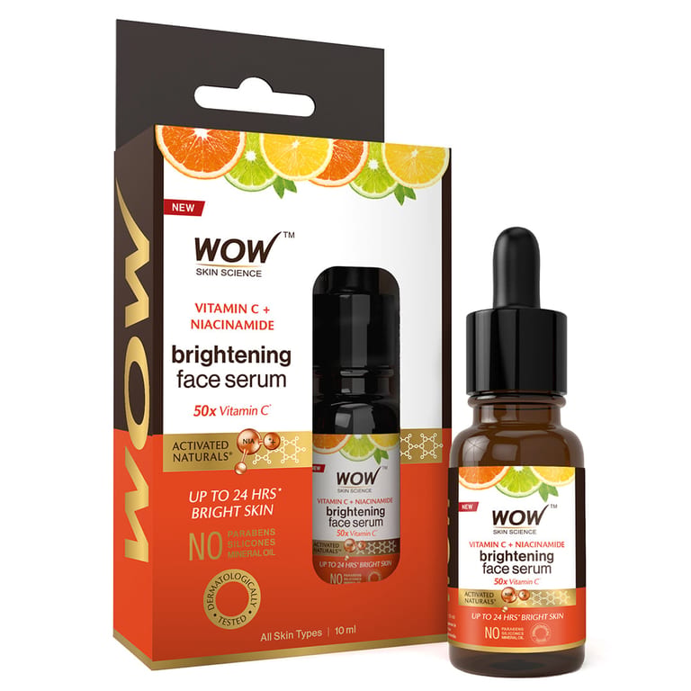 Vitamin C & Niacinamide Face Serum Brightens & Evens Skin Tone