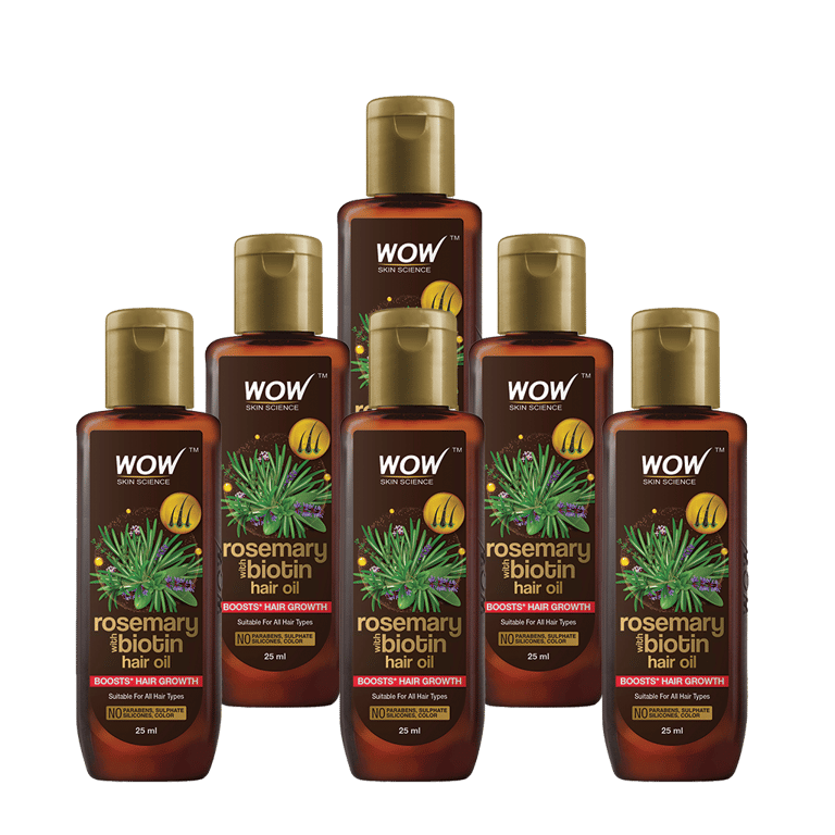 Rosemary Biotin Hair Fall Oil Strengthens Roots & Reduces Hair Fall