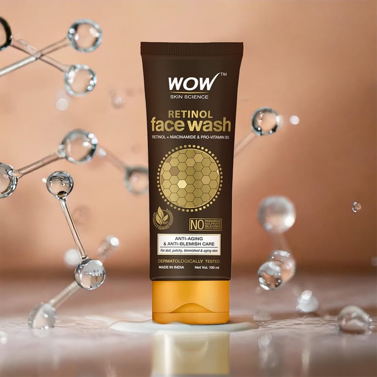 Retinol Foaming Face Cleanser Revitalise & Hydrate Ageing Skin
