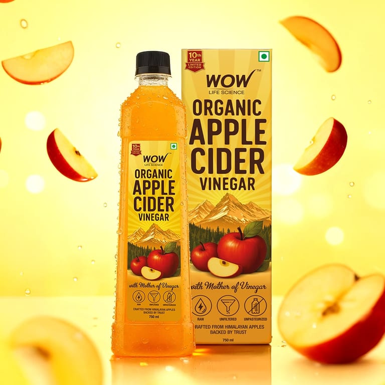 Organic Himalayan Apple Cider Vinegar Drink Supports Gut Health