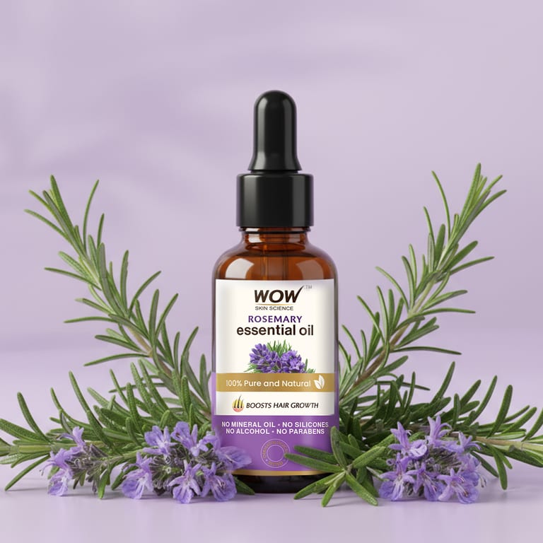 Rosemary Essential Oil Enhances Hair Growth & Scalp Vitality