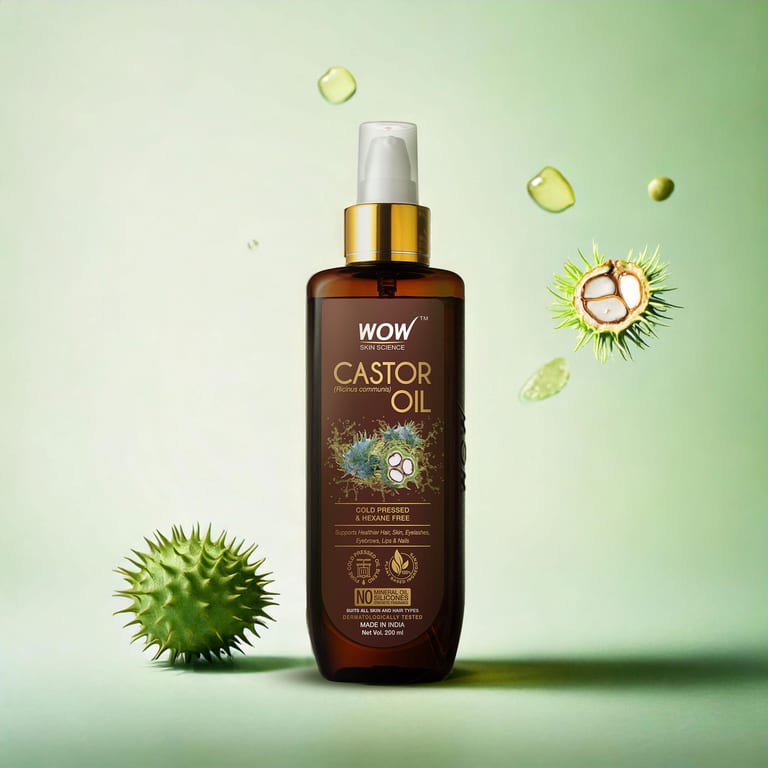 Castor Oil Pure Hexane Free Stronger Hair, Skin & Nails