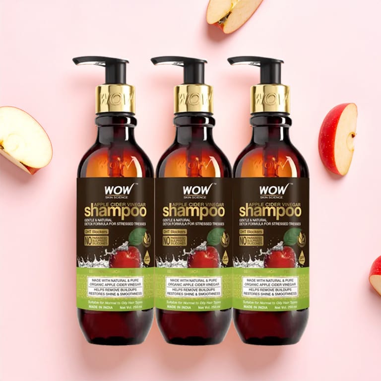 Apple Cider Vinegar Shampoo Scalp Balancing Cleanser for Oily