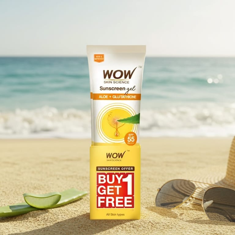Sunscreen Gel SPF 55 PA++++ Advanced UV & Blue Light Defense