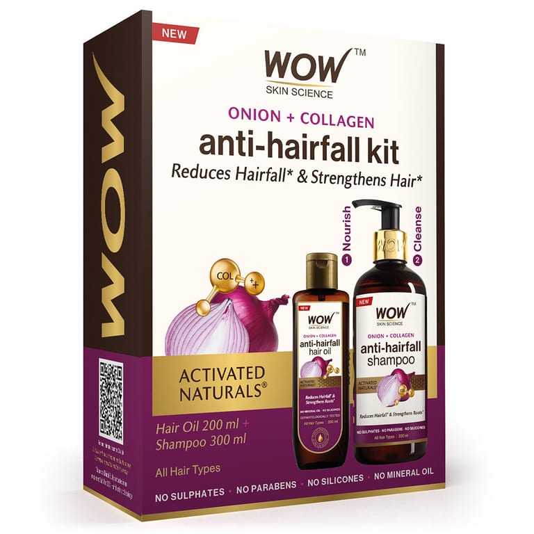 Onion Black Seed Hair Oil Kit Stronger, Fuller Hair