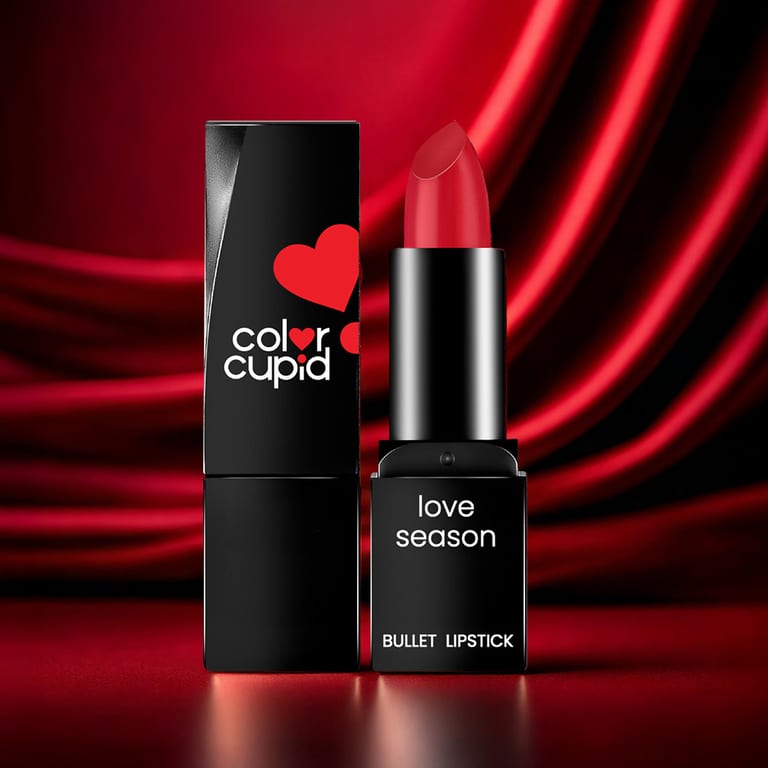 Sunset Crimson Velvety Matte Lipstick 12-Hour Bold Color