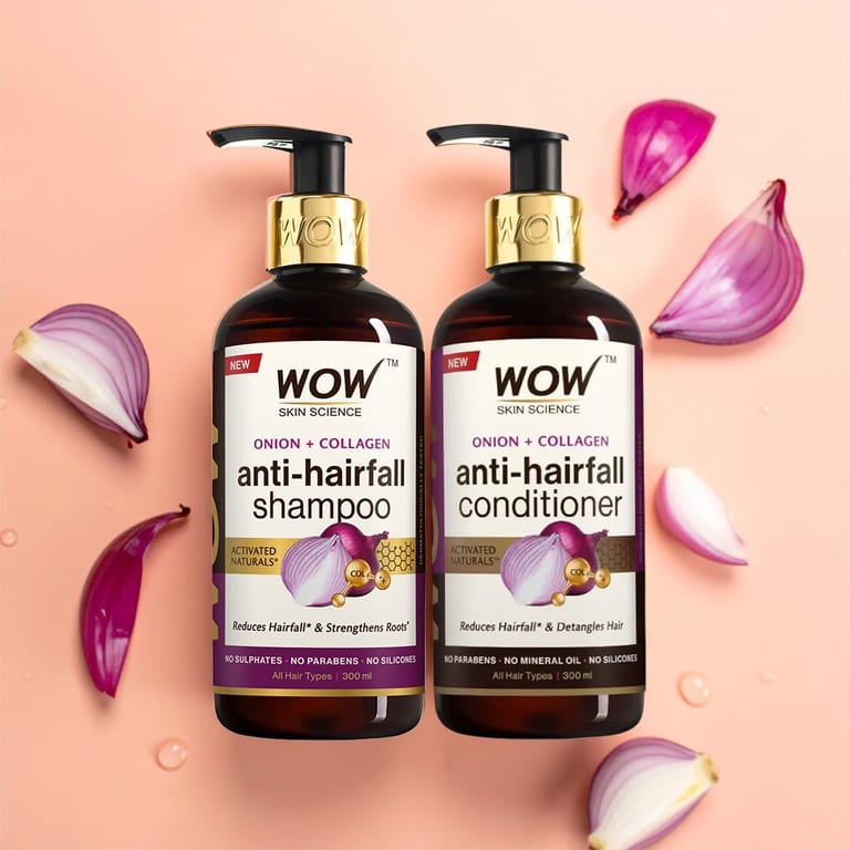 Onion + Collagen Hair Fall Control Kit Reduces Hair Fall