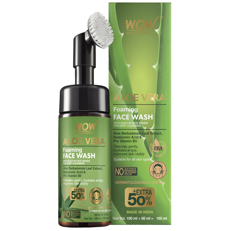 Aloe Vera Face Wash Gentle Hydration & Antioxidant Cleansing