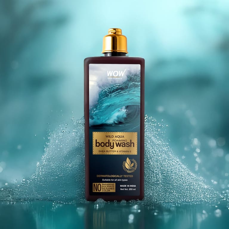 Wild Aqua Foaming Body Wash Refreshing Sulphate-Free Cleanse