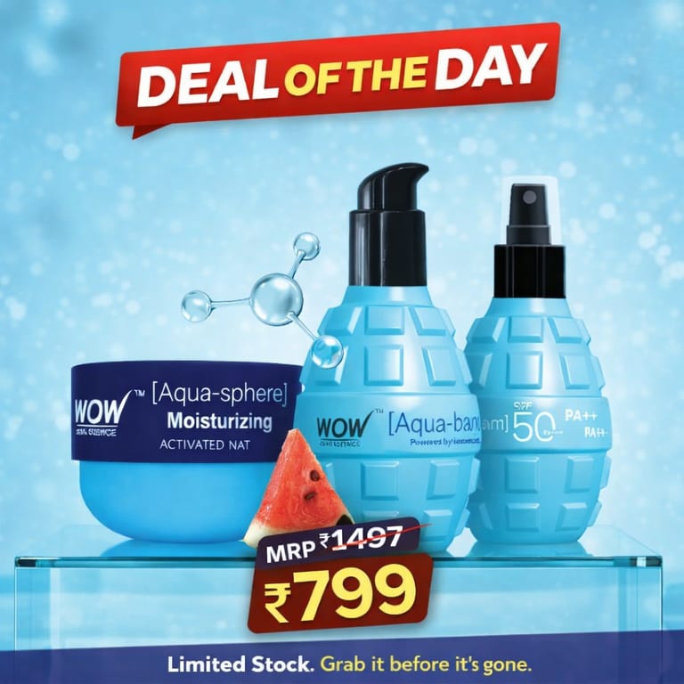 Aqua Glow Skin Care Trio Complete Hydration & Sun Protection