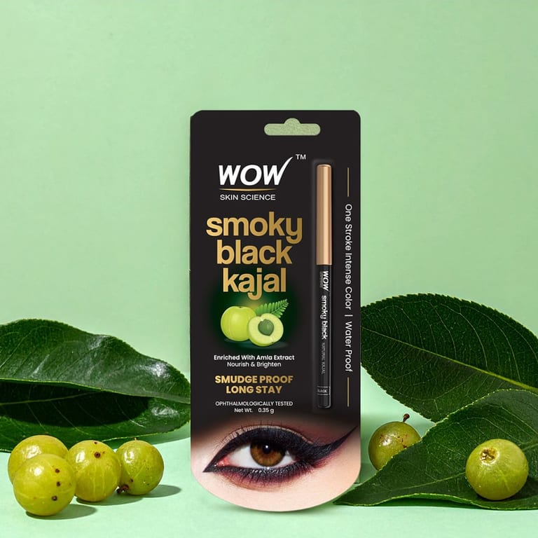 Smoky Black Natural Kajal Effortless Smoky Eyes & All-Day Wear