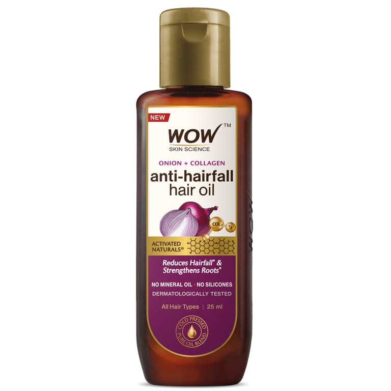 Onion & Collagen Hair Oil Strengthens & Reduces Hair Fall