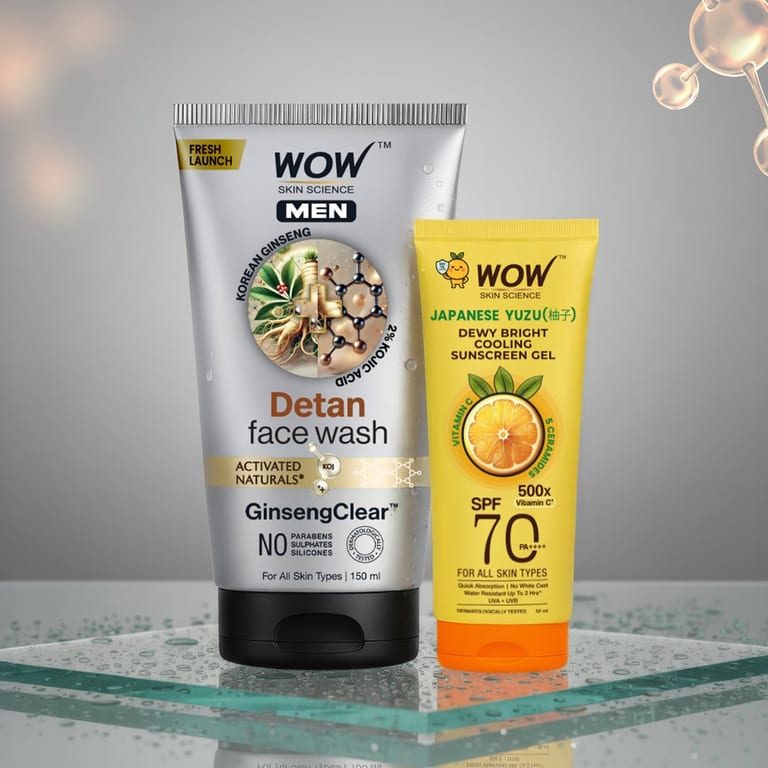 Detan & Protect Duo For Men Deep Cleanse & Brighten