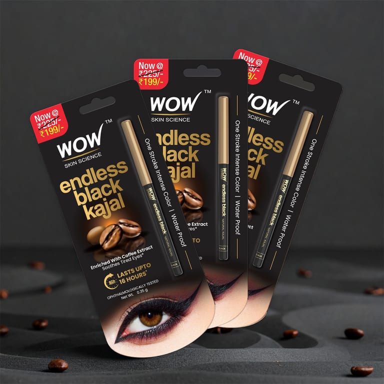 Endless Black Natural Kajal Long-Lasting Bold Eye Definition