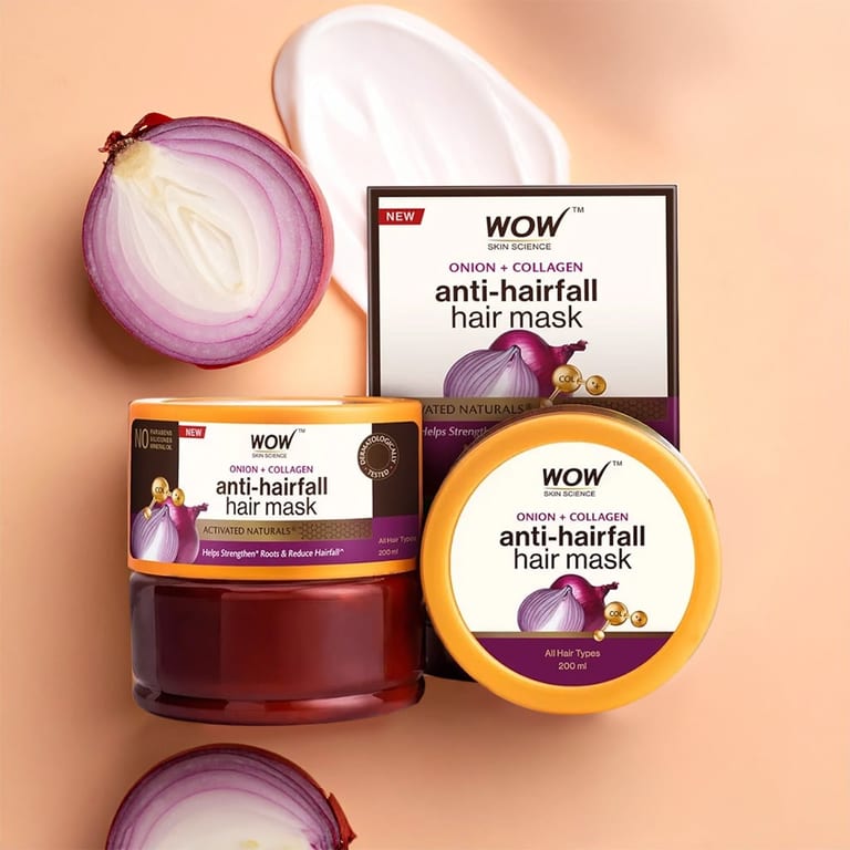 Onion & Collagen Hair Mask Anti-Hair Fall & Strengthening