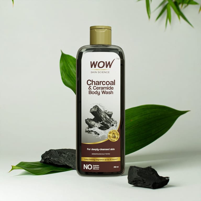 Charcoal & Ceramide Detox Body Wash Deep Cleanse & Purify