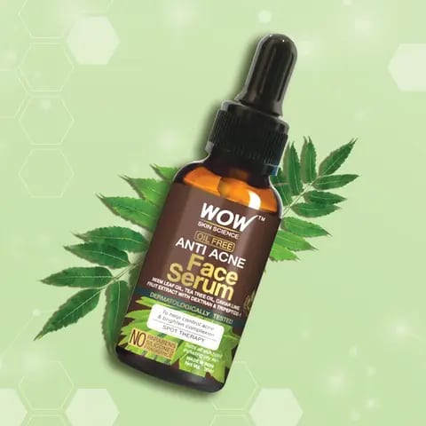 Anti Acne Face Serum Clears Breakouts & Controls Oil