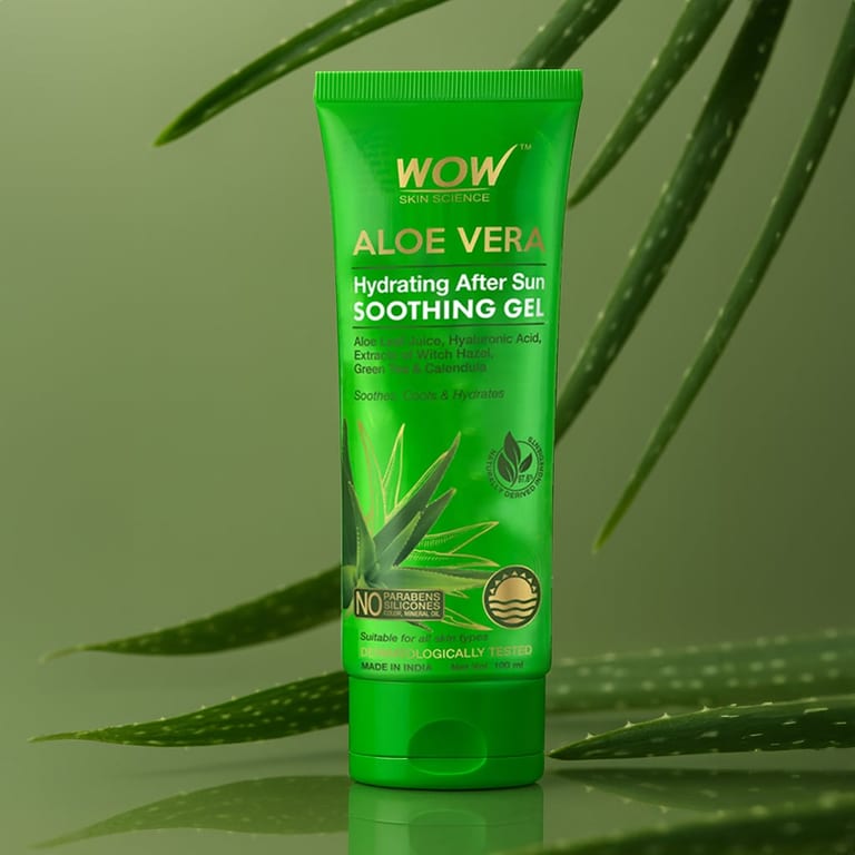 Aloe Vera After Sun Gel Soothes & Replenishes Sun-Exposed Skin