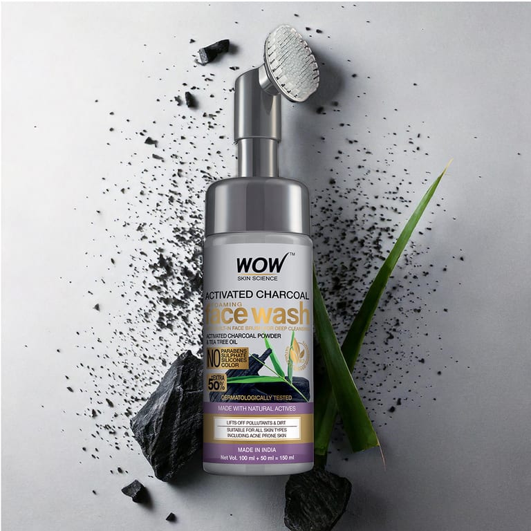 Activated Charcoal Face Wash Deep Cleansing & Pore Purification