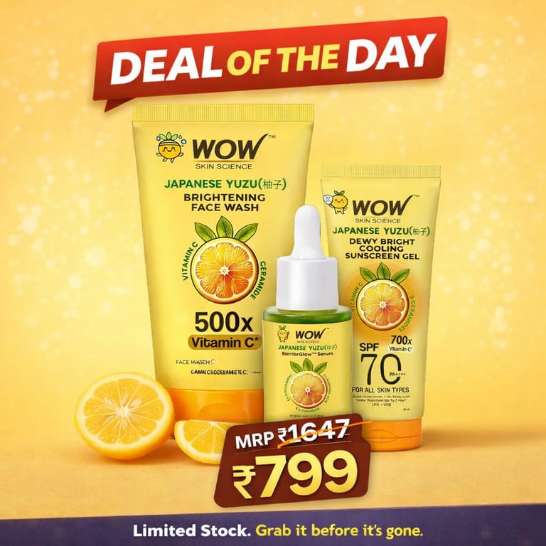 Japanese Yuzu Brightening Skincare Kit 3-Step Glow Enhancer