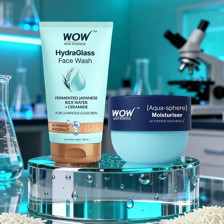 Rice Water Hydration Duo Exfoliate & Lock in Moisture for Radiant Glow