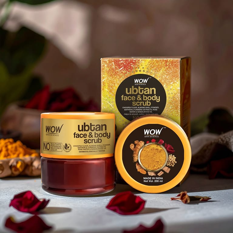 Ubtan Face & Body Scrub Radiant Skin Exfoliator