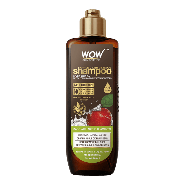 Apple Cider Vinegar Clarifying Shampoo Removes Buildup & Restores