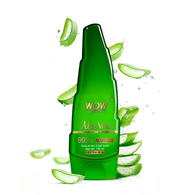 Aloe Vera Gel Moisturizer 99% Pure Deep Hydration for Skin & Hair
