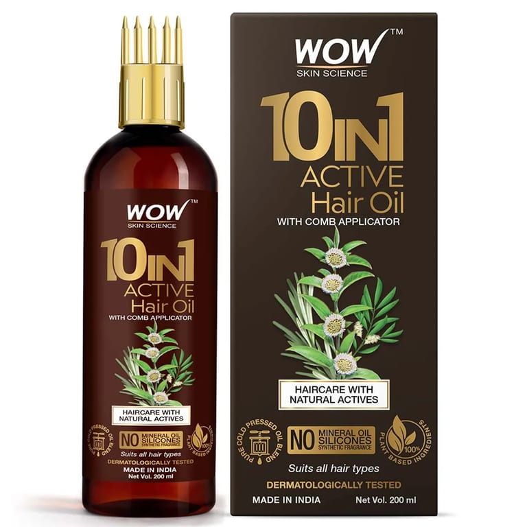 10-in-1 Active Hair Oil Nourishes, Strengthens & Revitalises Hair