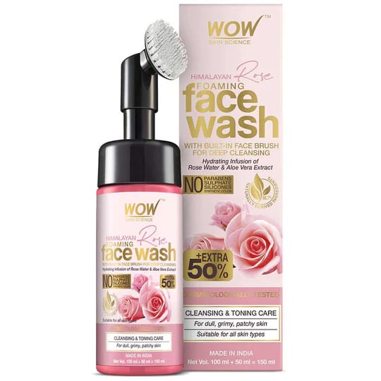 Himalayan Rose Foaming Face Wash Purifying & Hydrating Cleanse
